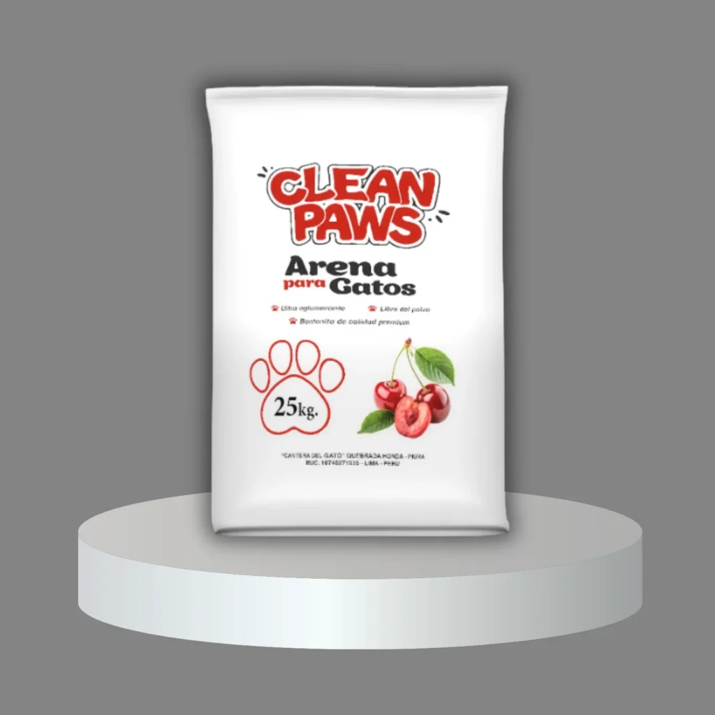 Arena para gatos 25KG - Aroma Cherry