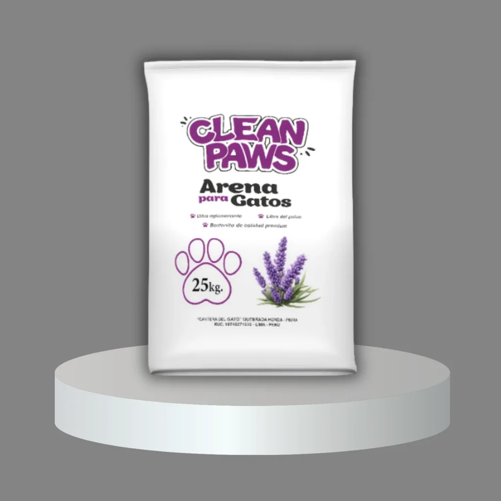 Arena para gatos 25KG - Aroma Lavanda