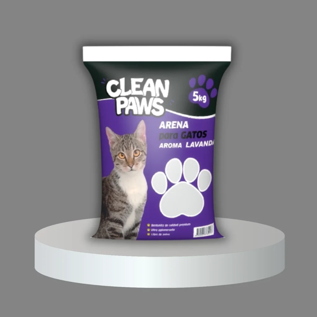 Arena para gatos 5KG - Aroma Lavanda