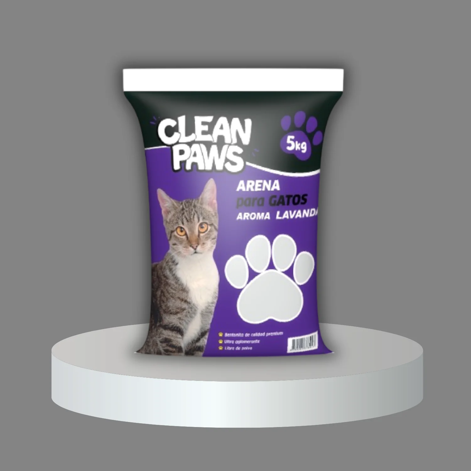 Arena para gatos 5KG - Aroma Lavanda